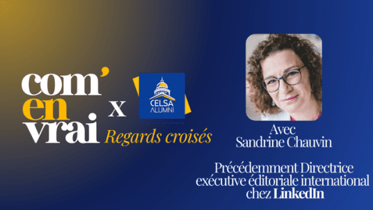 Rencontre autour du journalisme, de la communication et de l'intrapreneuriat avec Sandrine Chauvin