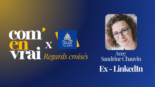 Rencontre autour du journalisme, de la communication et de l'intrapreneuriat avec Sandrine Chauvin