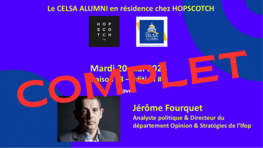  CELSA Alumni en résidence chez Hopscotch : "Les métamorphoses françaises" - mardi 20 mai à partir de 18h30