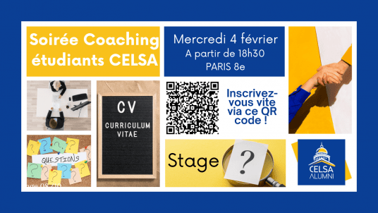 Soirée coaching Spécial Etudiant(e)s - mercredi 4 février 18h30