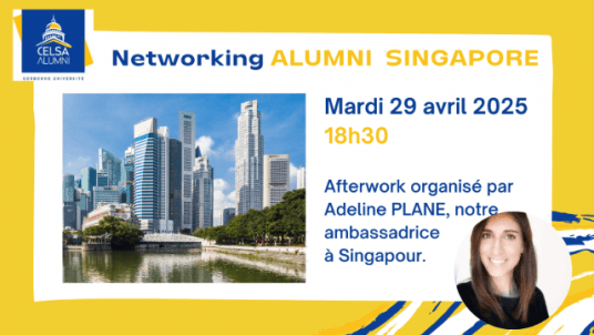 Afterwork CELSA Alumni Singapore - Mardi 29 avril à 18h30